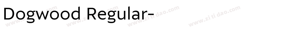 Dogwood Regular字体转换